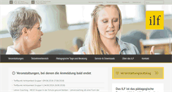 Desktop Screenshot of ilf-saarbruecken.de
